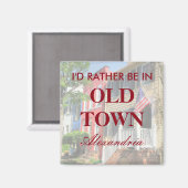 私は古い町アレクサンドリアにいたい マグネット (正面/裏面)