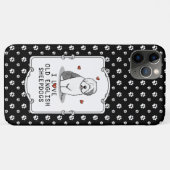 私は古い英語のシープドッグ(グレー1)かわいいOESが大好き Case-Mate iPhoneケース (裏面(横))