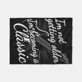 私は古いImをクリックのガイドに入れおもしろいない フリースブランケット (正面(横))