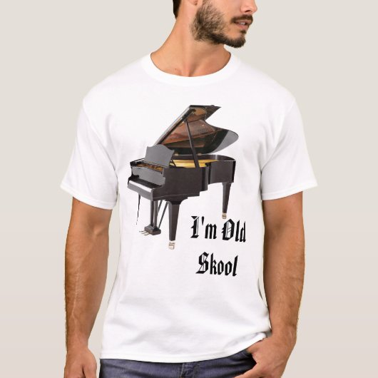 私は古いSkoolです Tシャツ (正面)