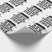 私は古くないです、私ですヴィンテージ1954年 ラッピングペーパー (角)