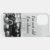 私は古くない私はクラシックトレンディーヴィンテージ車カッコいい Case-Mate iPhoneケース (裏面 / 右)