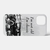 私は古くない私はクラシックトレンディーヴィンテージ車カッコいい Case-Mate iPhoneケース (裏面 (横))