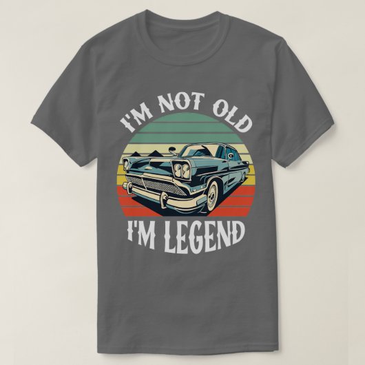 私は古くないimの伝説 tシャツ (デザイン正面)