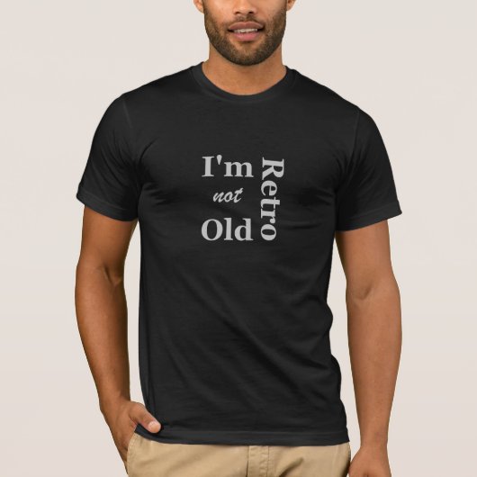 私は古くはないレトロTシャツ Tシャツ (正面)