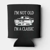 私は古くはない私はクラシッククラシック車おもしろい 缶クーラー (裏面)