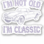 私は古くはない私はクラシック シール (正面)