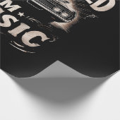 私は古くはない私はレトロのヴィンテージククラシックチャおもしろいー ラッピングペーパー (角)