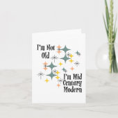 私は古くはない私は世紀中頃の原子モダン星 カード (正面)