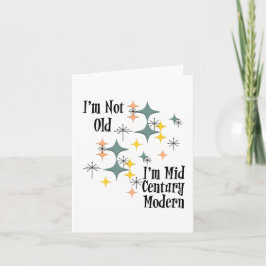 私は古くはない私は世紀中頃の原子モダン星 カード