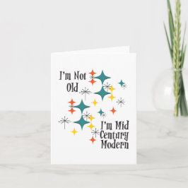 私は古くはない私は世紀中頃の原子モダン星 カード