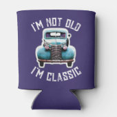 私は古くはない私は車のグラフィッククラシックー 缶クーラー (裏面)