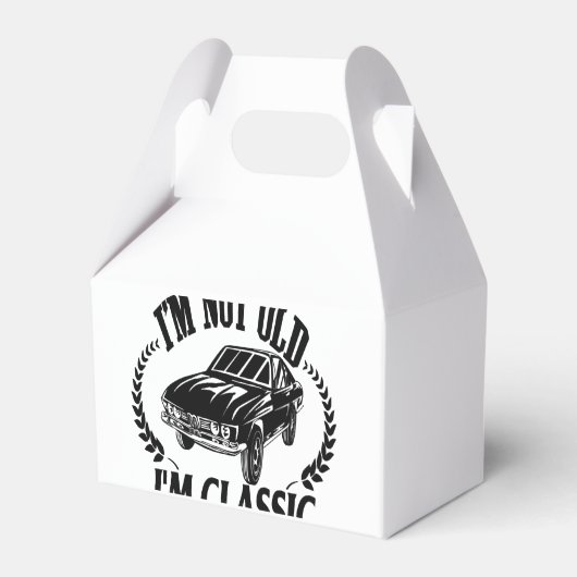 私は古くはない私は車クラシックおもしろい フェイバーボックス (裏面サイド)