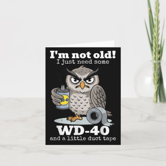 私は古くはない私はWd-40と少しDucを必要とする カード