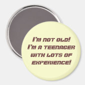 私は古くはない！ マグネット (正面/裏面)