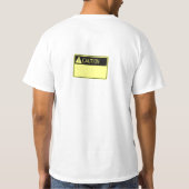 私は古く、STOOPID THINGZを!!!します!! 、警告します Tシャツ (裏面)