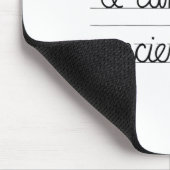 私は古代読の文字ティギフトカーシッおもしろいブWrすることができる マウスパッド (コーナー)