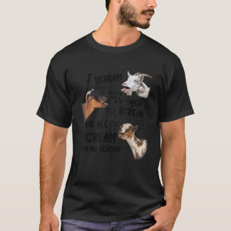 私は叫ぶ我々すべての叫び叫ぶ理由がない Tシャツ