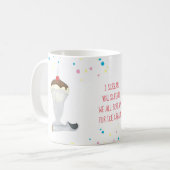 私は叫ぶ私たちはアイスクリームのために叫ぶ コーヒーマグカップ (正面左)