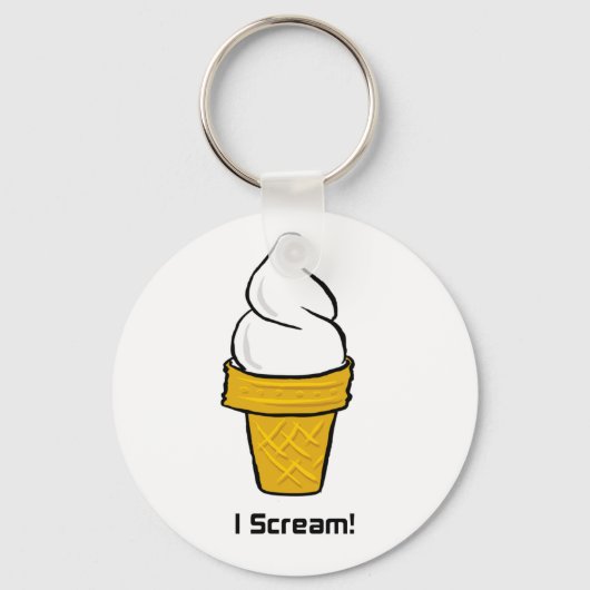 私は叫ぶ キーホルダー (正面)