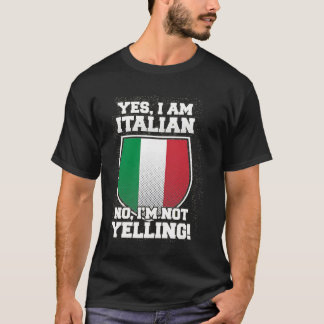 私は叫んでいなイタリアンい Tシャツ