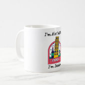 私は叫んでいません、イタリア人です コーヒーマグカップ (正面左)