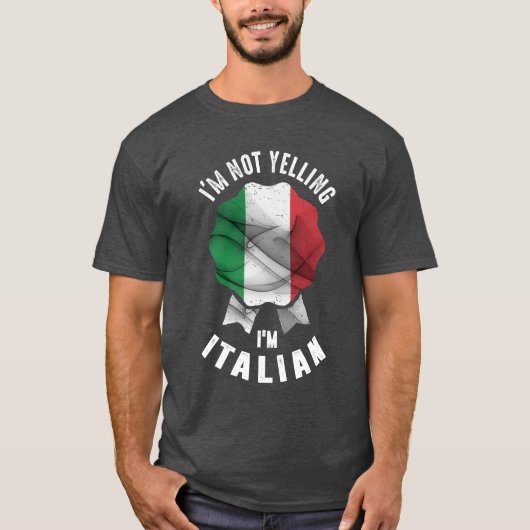 私は叫んでないイタリアン Tシャツ (正面)