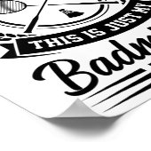 私は叫んでない私のバドミントンの声Crだけ ポスター (角)