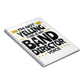 私は叫んでない私のバンドディレクターの声 ノートブック (右側)