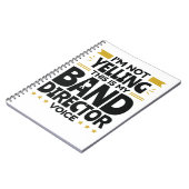 私は叫んでない私のバンドディレクターの声 ノートブック (左側)