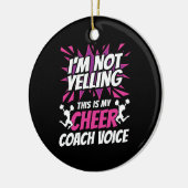 私は叫んでない私の応援コーチボイス セラミックオーナメント (左)