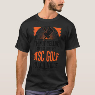 私は叫んでないJust Voice Disk Golf Coa Tシャツ