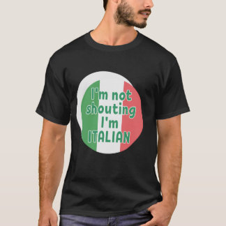 私は叫んではいないイタリアン Tシャツ