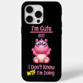 私は可愛いけど、WTFはやっている Case-Mate iPhoneケース (裏面)