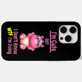 私は可愛いけど、WTFはやっている Case-Mate iPhoneケース (裏面 (横))