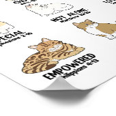 私は可愛いと言うカゴイ女の子10代のキリスト ポスター (角)