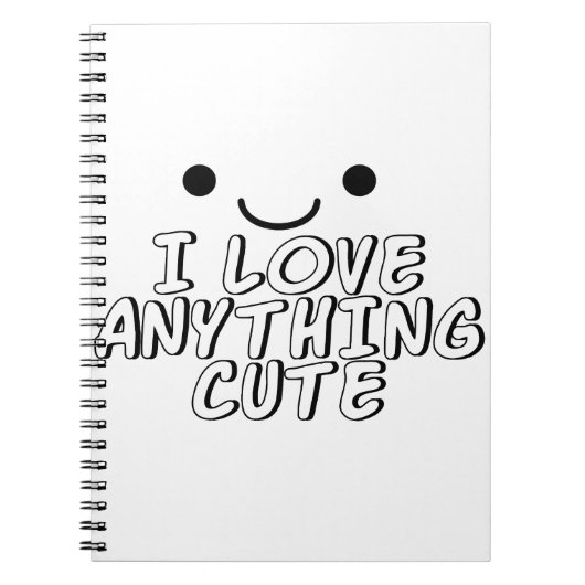 私は可愛いものが大好き ノートブック (正面)