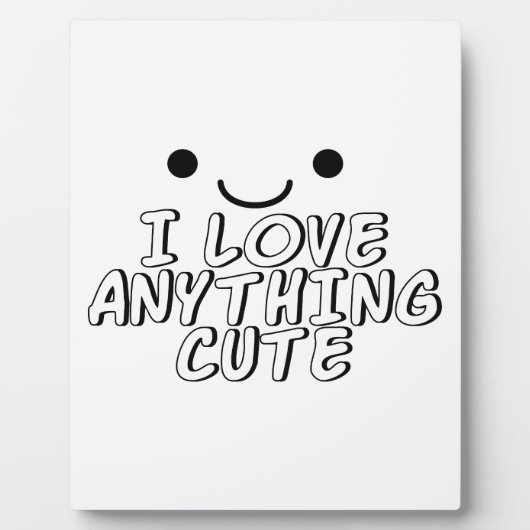 私は可愛いものが大好き フォトプラーク (正面)