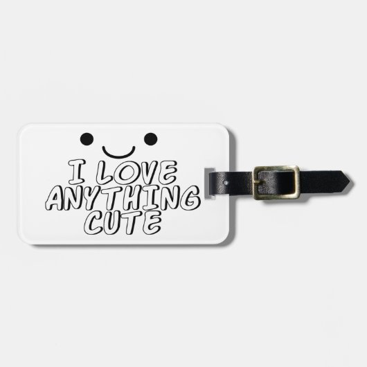 私は可愛いものが大好き ラゲッジタグ (正面横)