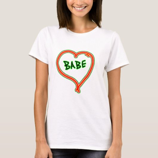 私は可愛い人を愛します Tシャツ (正面)