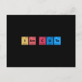 私は可愛い周期表だ ポストカード (正面)