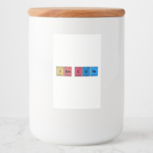 私は可愛い周期表 フードラベル