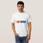 私は可愛い周期表 Tシャツ (正面フル)