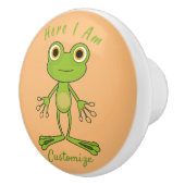 私は可愛い蛙サンダーコーブ セラミックノブ (右)