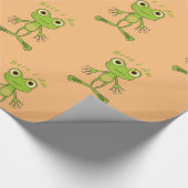 私は可愛い蛙サンダーコーブ  ラッピングペーパー (角)