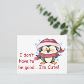 私は可愛い ポストカード (スタンド正面)