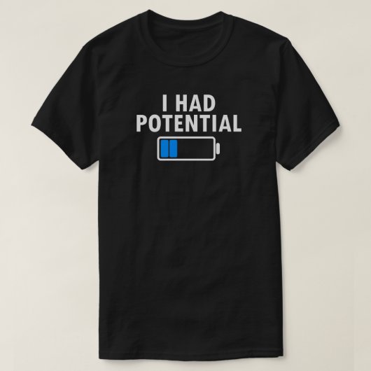 私は可能性を秘めていた Tシャツ (デザイン正面)