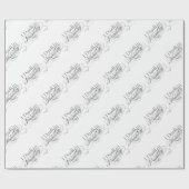 私は可能性-エミリー・ディキンソンの引用文に住みます ラッピングペーパー (フラット)