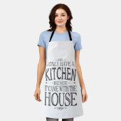 私は台所を持っているの来である エプロン (着用した状態)