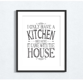 私は台所を持っているの来である ポスター